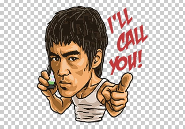 Sticker KakaoTalk Emoji WhatsApp Telegram PNG, Clipart, Aggression, Arm, Boy, Bruce, Bruce Lee Free PNG Download