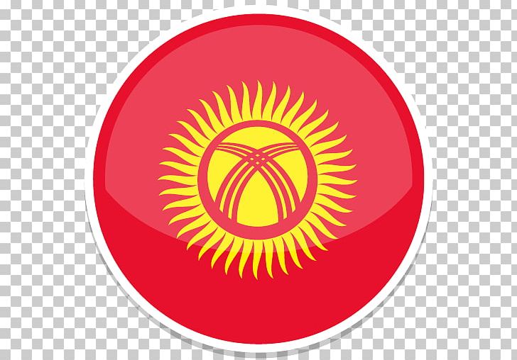 Circle Symbol Yellow Font PNG, Clipart, Circle, Computer Icons, Emblem Of Kyrgyzstan, Epic Of Manas, Flag Free PNG Download