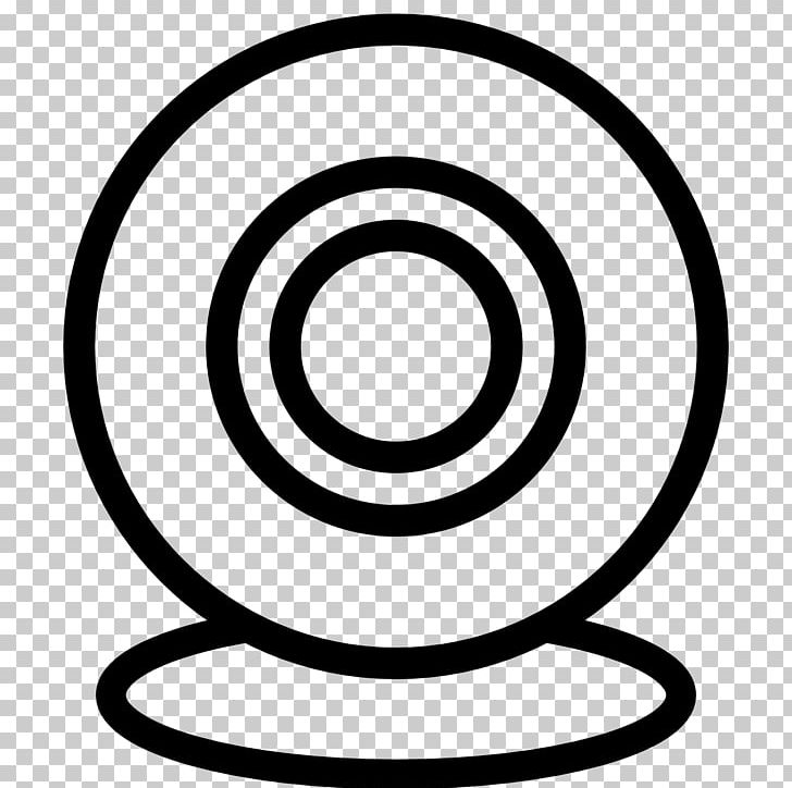 Computer Icons Webcam Camera Computer Hardware PNG, Clipart, Area, Black And White, Camera, Circle, Computer Free PNG Download