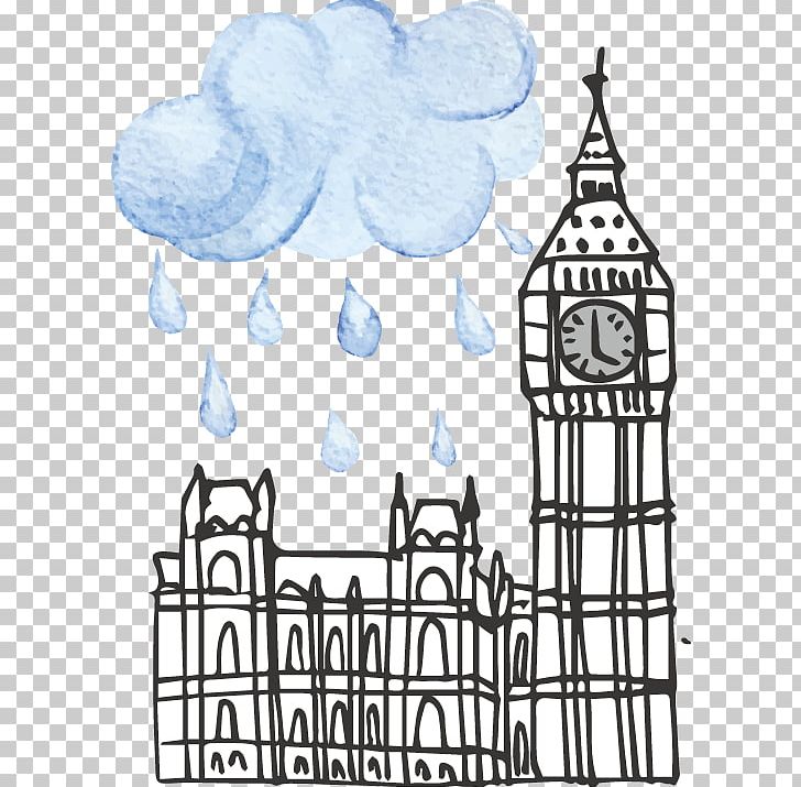 Big Ben England Drawing PNG, Clipart, Area, Art, Big Ben, Black And White, Build Free PNG Download