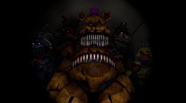 Free: Five Nights at Freddy\'s 4 Five Nights at Freddy\'s 2 Nightmare  Animatronics, sprin transparent background PNG clipart 