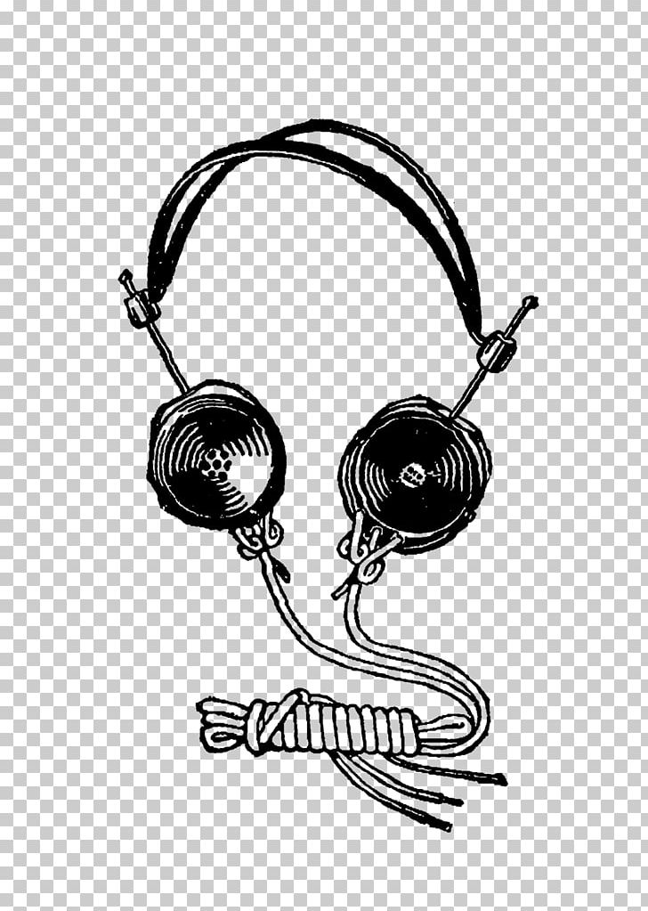 Headphones Digital Stamp Drawing PNG, Clipart, Art, Audio, Audio Equipment, Black And White, Body Jewelry Free PNG Download