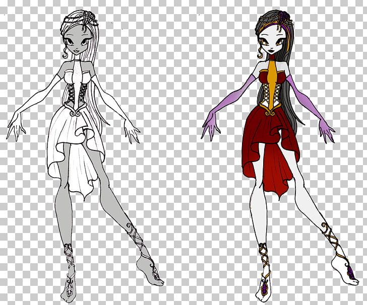 Winx Club: Believix In You Interior Design Services Sketch PNG, Clipart, Arm, Art, Clothing, Color, Color Scheme Free PNG Download