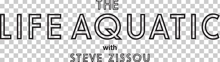 Logo Font Typography The Life Aquatic With Steve Zissou Brand PNG, Clipart, Aquatic, Aquatic Animal, Black, Black And White, Black M Free PNG Download