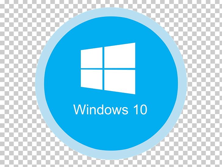 Windows 10 Computer Software Windows 8 PNG, Clipart, Area, Blue, Brand, Circle, Computer Free PNG Download
