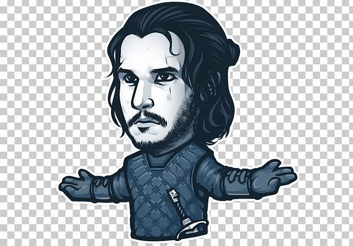 Game Of Thrones Winter Is Coming Telegram Sticker Jon Snow PNG, Clipart, Art, Comic, Drawing, Facial Hair, Fictional Character Free PNG Download