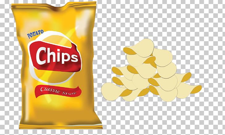 Abeka | Clip Art | Bag of Potato Chips—open, spilling out