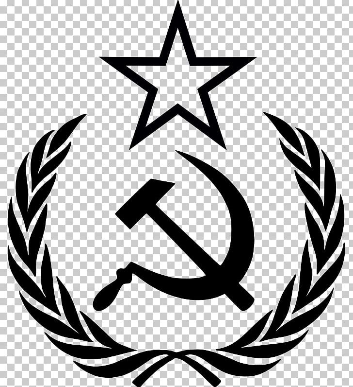 Soviet Union Hammer And Sickle PNG, Clipart, Artwork, Black And White, Circle, Clip Art, Communism Free PNG Download