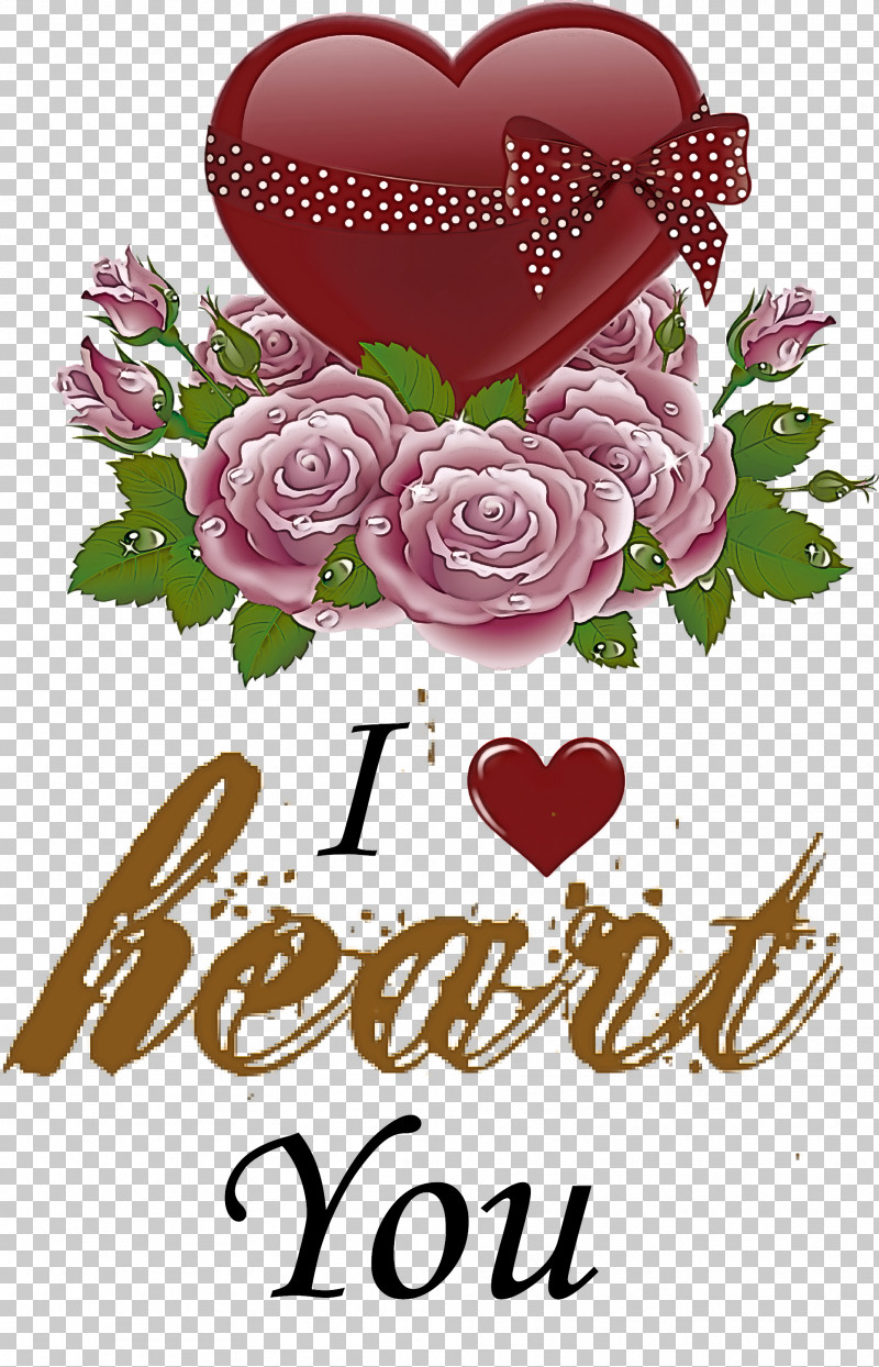 I Heart You I Love You Valentines Day PNG, Clipart, Cut Flowers, Floral Design, Flower, Flower Bouquet, Garden Free PNG Download