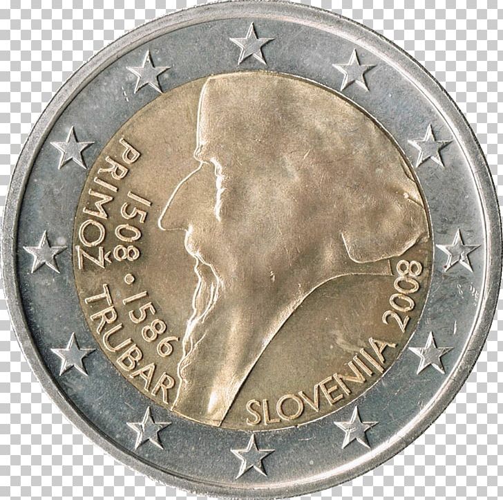 2 Euro Commemorative Coins Slovenia 2 Euro Coin PNG, Clipart, 2 Euro Coin, 2 Euro Commemorative Coins, 2008, Coin, Commemorative Coin Free PNG Download