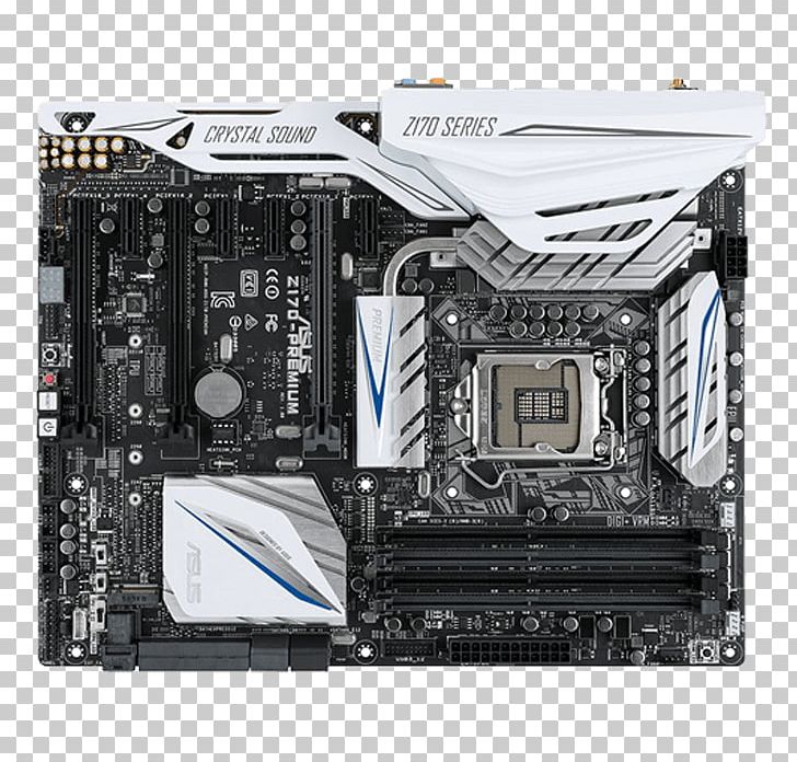 Z170 Premium Motherboard Z170-DELUXE Graphics Cards & Video Adapters Intel Central Processing Unit PNG, Clipart, Asrock, Asus, Central Processing Unit, Computer Accessory, Computer Component Free PNG Download
