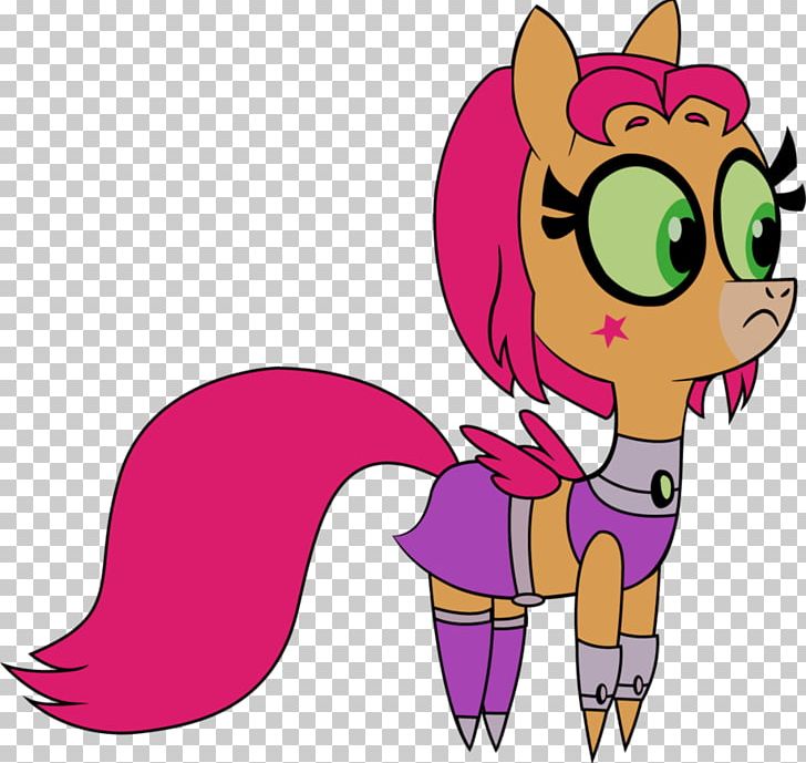 Starfire Pony Raven Beast Boy Teen Titans PNG, Clipart, Animals, Art, Beast Boy, Carnivoran, Cartoon Free PNG Download