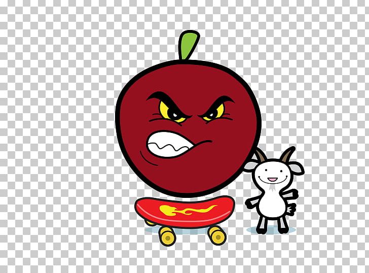 Character Cartoon Apple Fiction PNG, Clipart, Apple, Area, Artwork, Cartoon, Character Free PNG Download