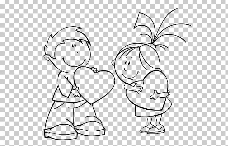 Coloring Book Valentine's Day Love 14 February Child PNG, Clipart, Arm, Black, Boy, Cartoon, Child Free PNG Download