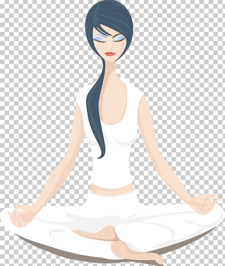 The Beauty Of Yoga Meditation Illustration PNG, Clipart, Abdomen, Adobe Illustrator, Affection, Arm, Beautiful Free PNG Download