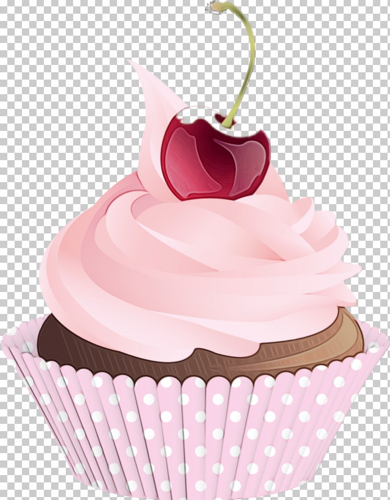 Cupcake Pink Cake Icing Food PNG, Clipart, Baked Goods, Baking Cup, Buttercream, Cake, Cupcake Free PNG Download