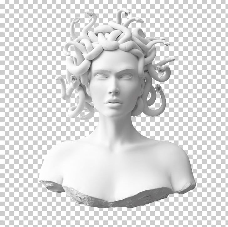 Foamo Medusa Gorgon City Sirens PNG, Clipart, Album, Black And White, Bullet, Figurine, Forehead Free PNG Download