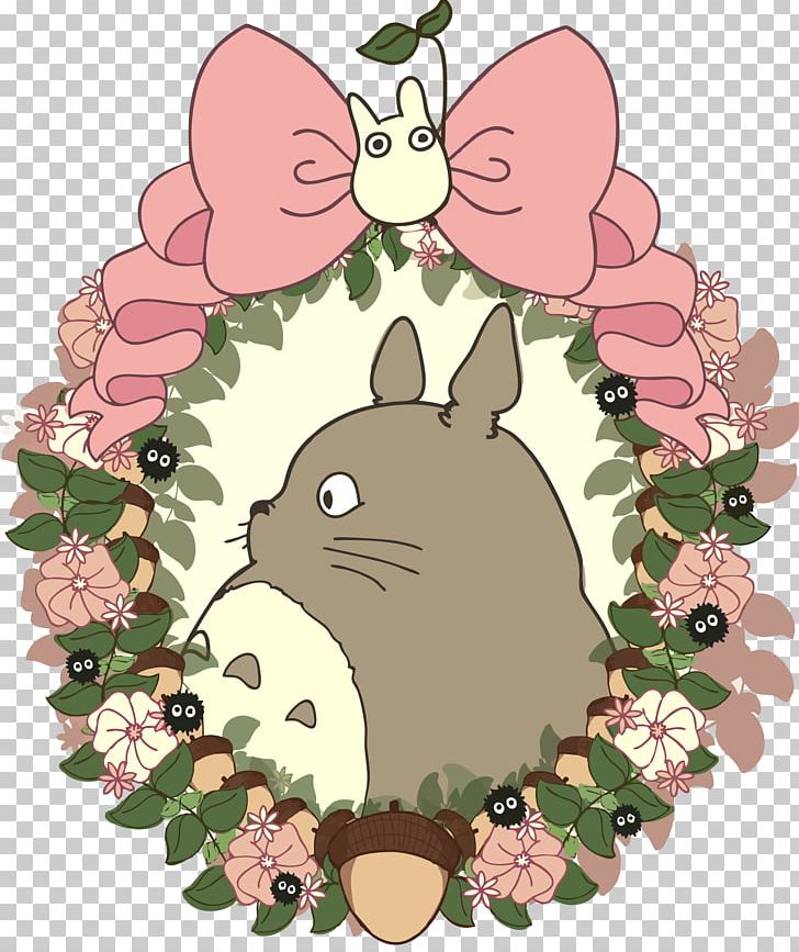 Studio Ghibli Drawing My Neighbor Totoro Kawaii PNG, Clipart, Ani, Branch, Carnivoran, Christmas Decoration, Desktop Wallpaper Free PNG Download