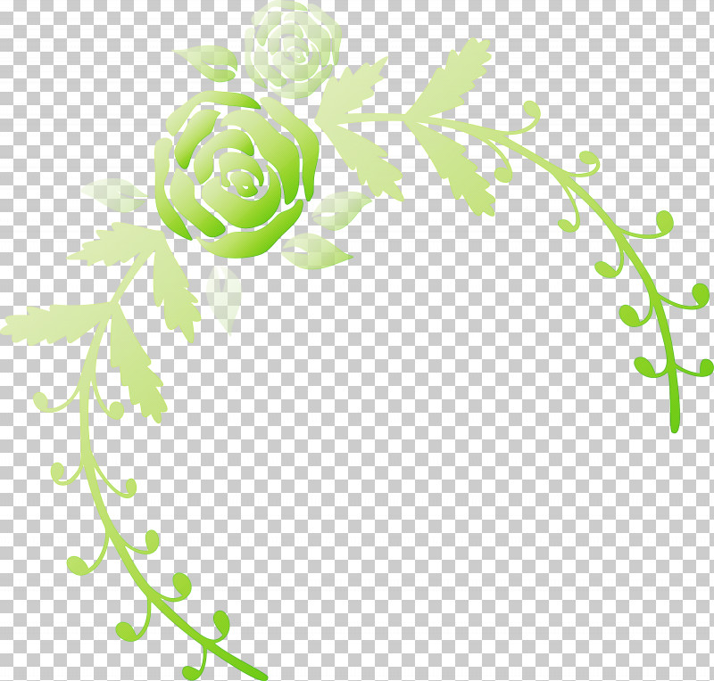 Rose Frame Flower Frame Wedding Frame PNG, Clipart, Floral Design, Flower, Flower Frame, Green, Leaf Free PNG Download