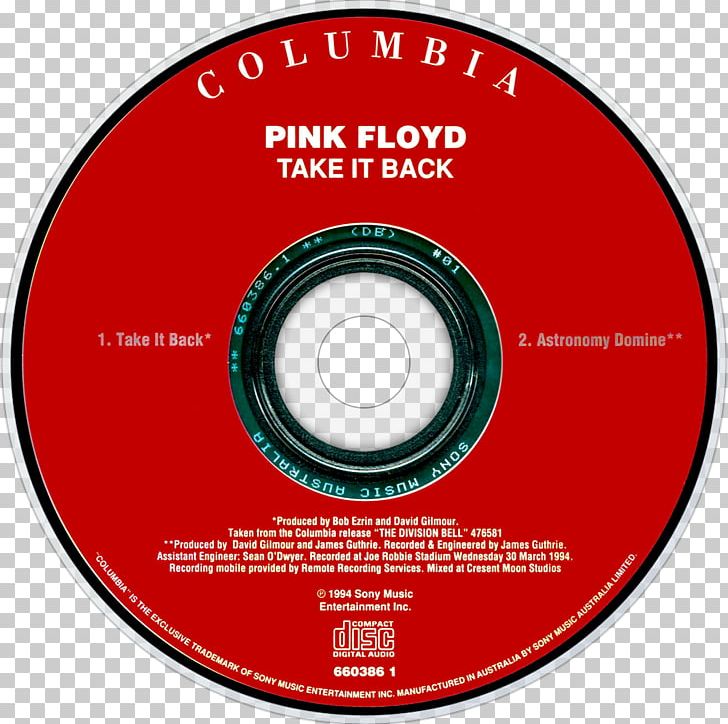 Compact Disc Pink Floyd BBC Archives PNG, Clipart, Bbc, Brand, Circle, Compact Disc, Data Storage Device Free PNG Download