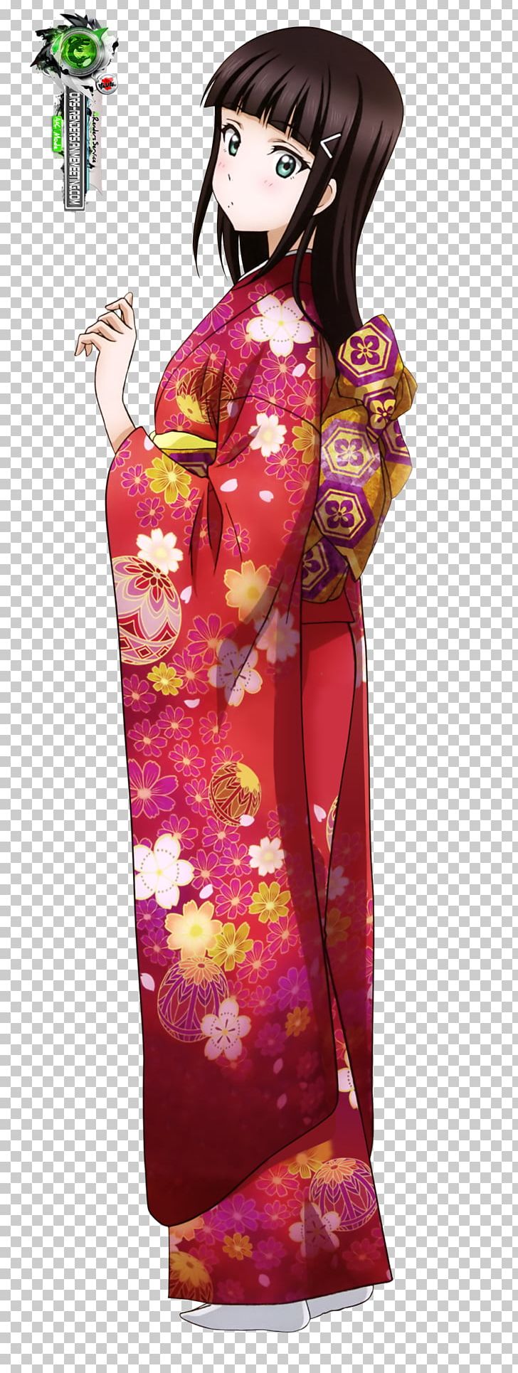 Kimono Clothing Love Live! Sunshine!! Dress PNG, Clipart, Anime, Aqours, Art, Clothing, Costume Free PNG Download