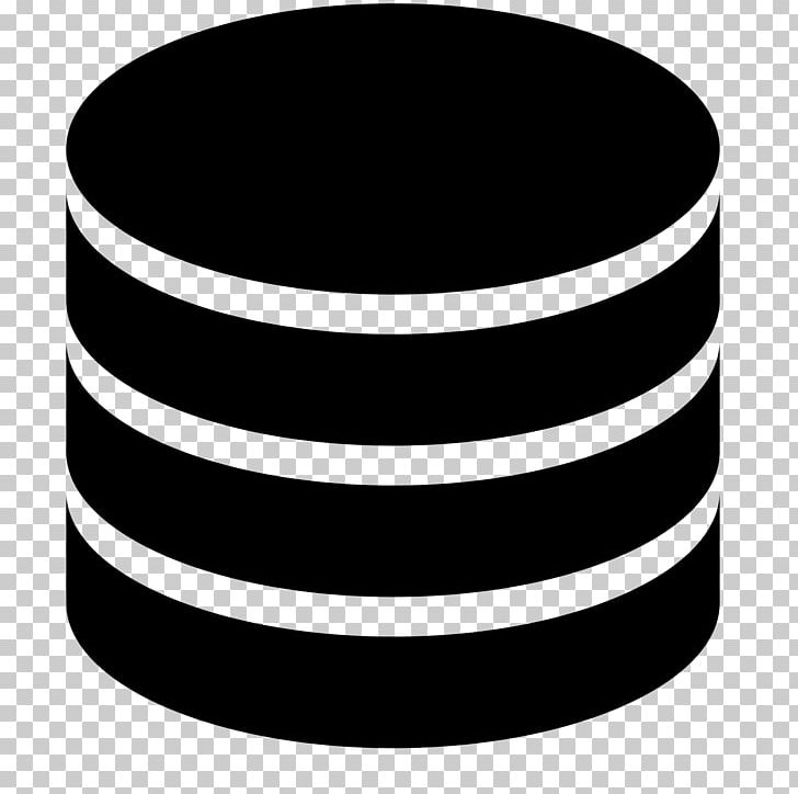 Computer Icons Database PNG, Clipart, Black, Black And White, Circle, Computer Icons, Cylinder Free PNG Download