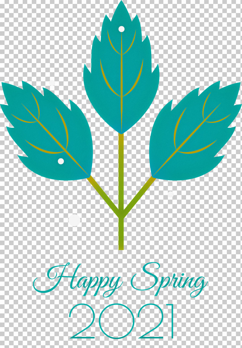 2021 Happy Spring PNG, Clipart, 2021 Happy Spring, Leaf, Leaf Painting, Leaf Vegetable, Logo Free PNG Download