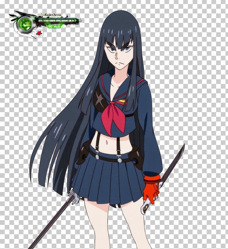 Satsuki Kiryuin Senketsu Ryuko Matoi Junketsu Anime PNG, Clipart, Action Figure, Anime, Art, Black Hair, Brown Hair Free PNG Download