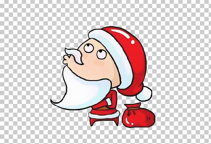 Sticker Santa Claus WeChat Tencent QQ Christmas PNG, Clipart, Area, Art, Artwork, Avatar, Baidu Free PNG Download