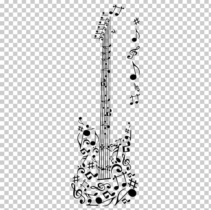 Electric Guitar Musical Note Sheet Music PNG, Clipart, Art, Bass Guitar, Black And White, Body Jewelry, Electric Guitar Free PNG Download