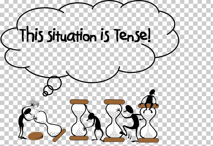 Verb Grammatical Tense Past Tense Teacher PNG, Clipart, Bird, Black And White, Cartoon, Education, Emotion Free PNG Download