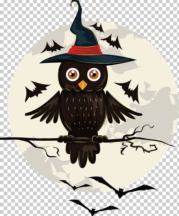 Owl Halloween Jack-o'-lantern PNG, Clipart, Bird, Bird Of Prey, Craft, Decorative Elements, Design Element Free PNG Download
