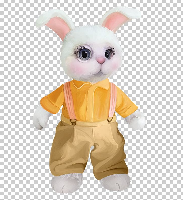 Easter Bunny Little White Rabbit Stuffed Toy PNG, Clipart, Animals, Black White, Cute, Cute Animals, Cuteness Free PNG Download