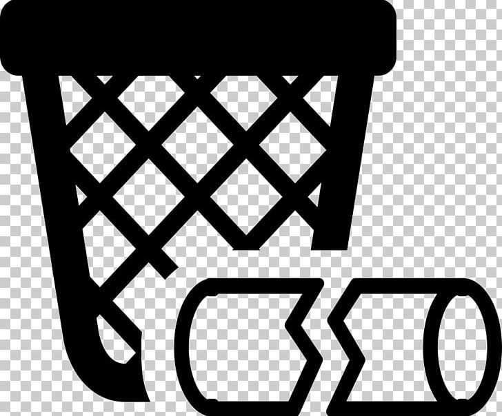 Rubbish Bins & Waste Paper Baskets Computer Icons Recycling Bin PNG, Clipart, Angle, Area, Bin Bag, Black, Black And White Free PNG Download