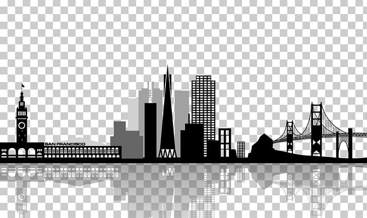 San Francisco Skyline PNG, Clipart, Animals, Art, Black And White, Brand, City Free PNG Download