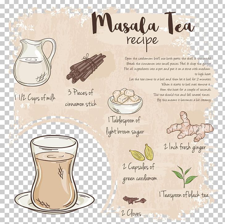 Tea Masala Chai Recipe Illustration PNG, Clipart, Adobe Illustrator, Alcohol Drink, Alcoholic Drink, Alcoholic Drinks, Cold Drink Free PNG Download
