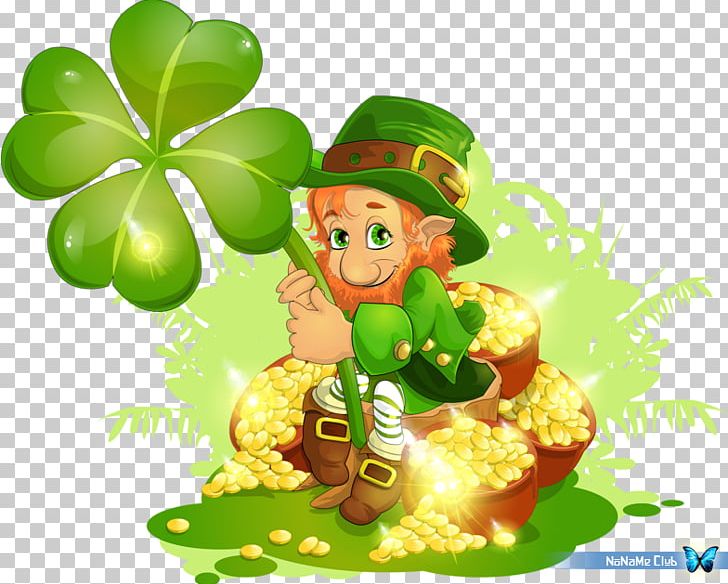 Saint Patrick's Day Leprechaun Clover PNG, Clipart, Clip Art, Clover, Fictional Character, Food, Fruit Free PNG Download