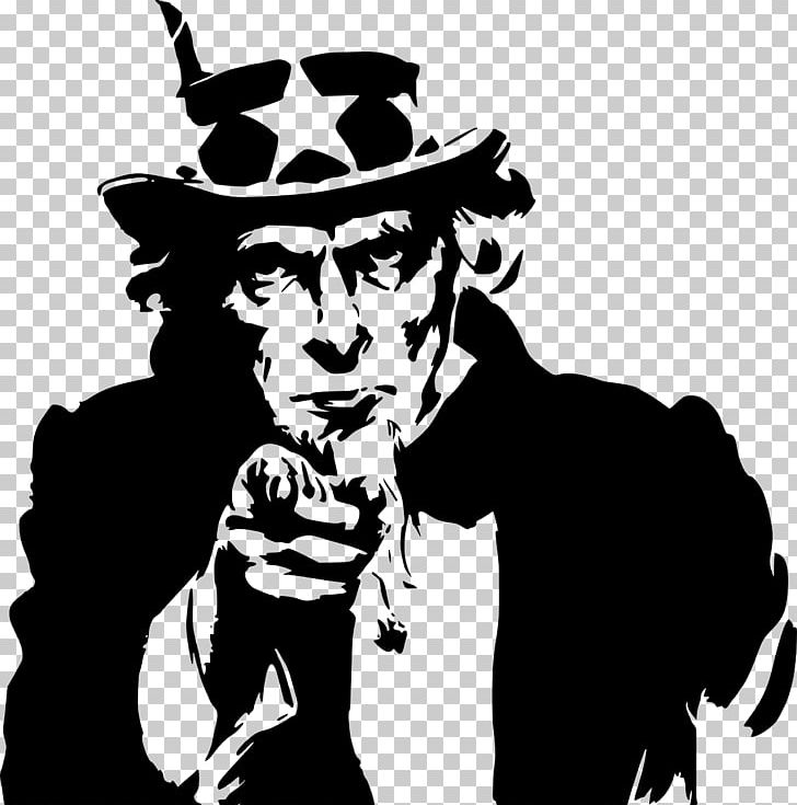Uncle Sam Drawing PNG, Clipart, Art, Black And White, Clip Art, Drawing, Fictional Character Free PNG Download