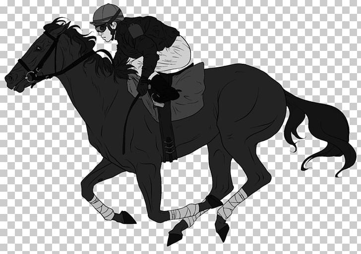 Horse Jockey Equestrian Stallion Pony PNG, Clipart, Animals, Bit, Black And White, Bridle, English Riding Free PNG Download