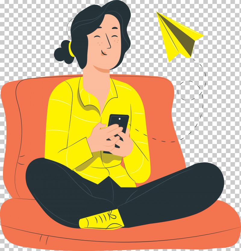 Girl Playing Mobile Phone PNG, Clipart, Behavior, Girl Playing Mobile Phone, Human, Meter, Sitting Free PNG Download