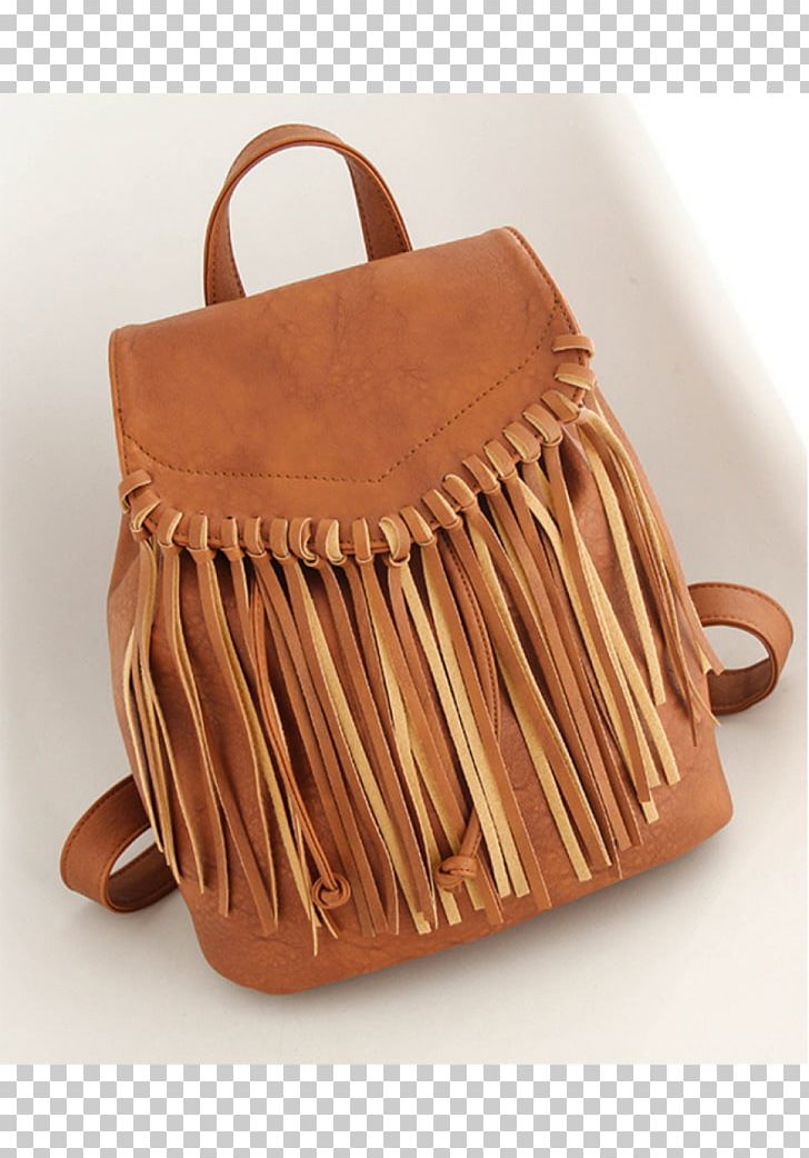 Handbag Leather Backpack Fringe PNG, Clipart, Backpack, Bag, Brown, Caramel Color, Clothing Free PNG Download