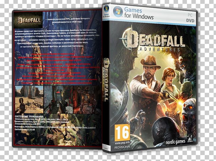 Deadfall Adventures Xbox 360 THQ Nordic PC Game PNG, Clipart,  Free PNG Download
