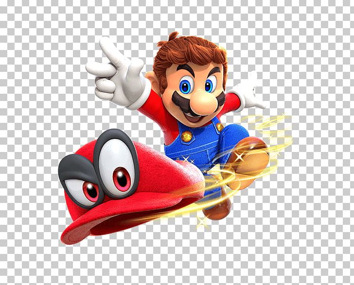 Super Mario Odyssey Super Mario Bros. Nintendo Switch Video Game PNG, Clipart, Cartoon, Computer Wallpaper, Electronic Entertainment Expo 2017, Fictional Character, Figurine Free PNG Download