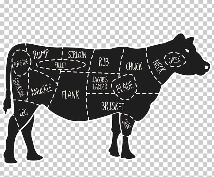 Beef Cattle Roast Beef Barbecue Meat PNG, Clipart, Barbecue, Beef, Beef Cattle, Black And White, Boucherie Free PNG Download