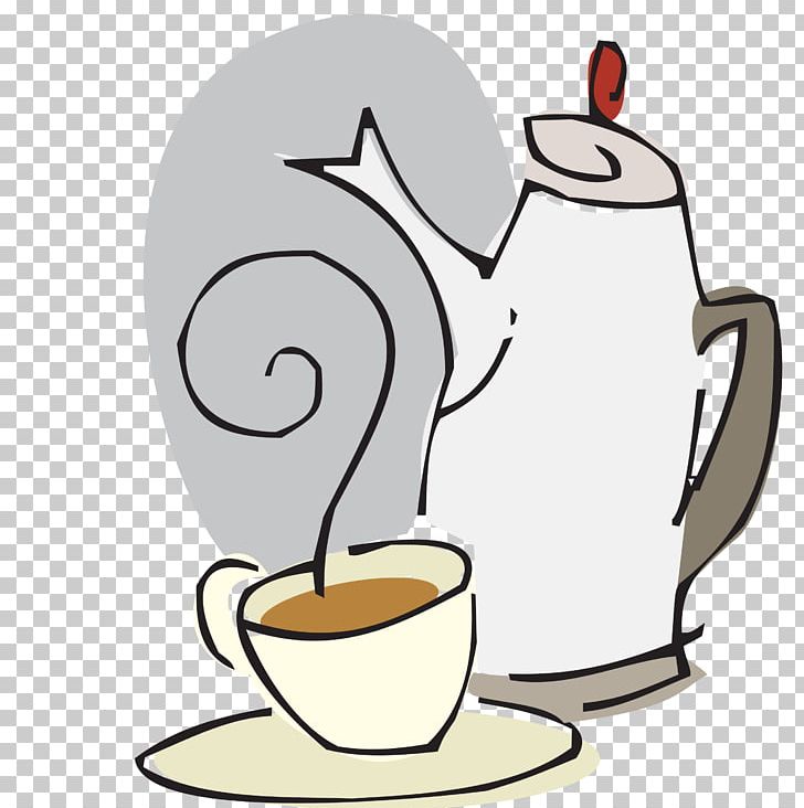 Coffee Teacup Kettle Mug Drawing PNG, Clipart, Artwork, Bone China, Coffee, Coffee Cup, Cup Free PNG Download
