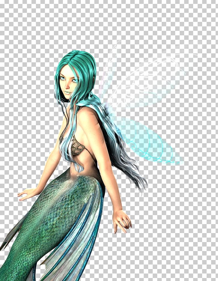 Fairy Tale Mermaid Desktop PNG, Clipart, Anime, Black Hair, Cg Artwork, Costume Design, Desktop Wallpaper Free PNG Download