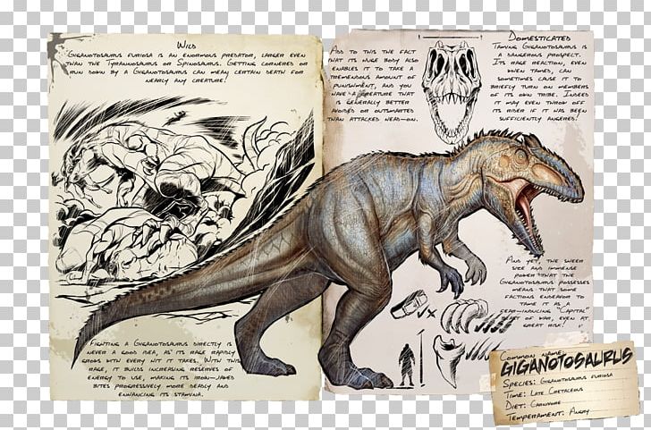 Giganotosaurus ARK: Survival Evolved Gigantosaurus Tyrannosaurus Spinosaurus PNG, Clipart, Ark, Ark Survival, Ark Survival Evolved, Brontosaurus, Carnivore Free PNG Download