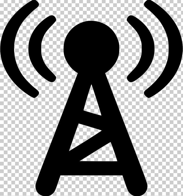 Telecommunications Tower Computer Icons Radio Broadcasting PNG, Clipart, Advertising, Aerials, Area, Black And White, Broadcasting Free PNG Download