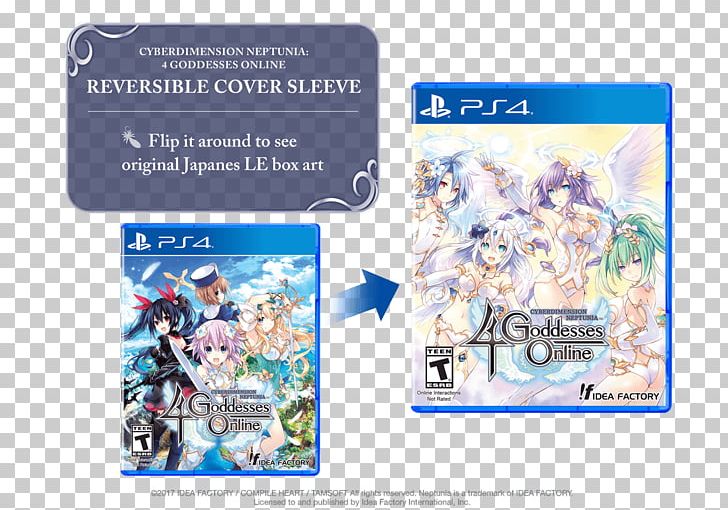 Cyberdimension Neptunia: 4 Goddesses Online PlayStation 4 Idea Factory Special Edition Game PNG, Clipart, Action Roleplaying Game, Blue, Brand, Compile Heart, Game Free PNG Download