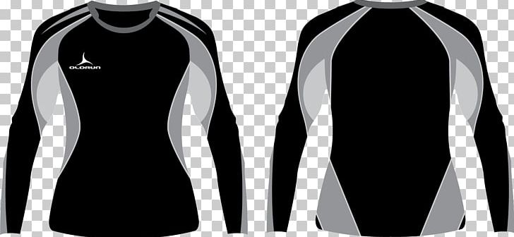 Long-sleeved T-shirt Long-sleeved T-shirt Sleeveless Shirt White PNG, Clipart, Black, Black And White, Brand, Clothing, Jersey Free PNG Download